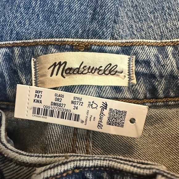Madewell Curvy Perfect Vintage Jeans 24 0 NWT - Picture 5 of 10